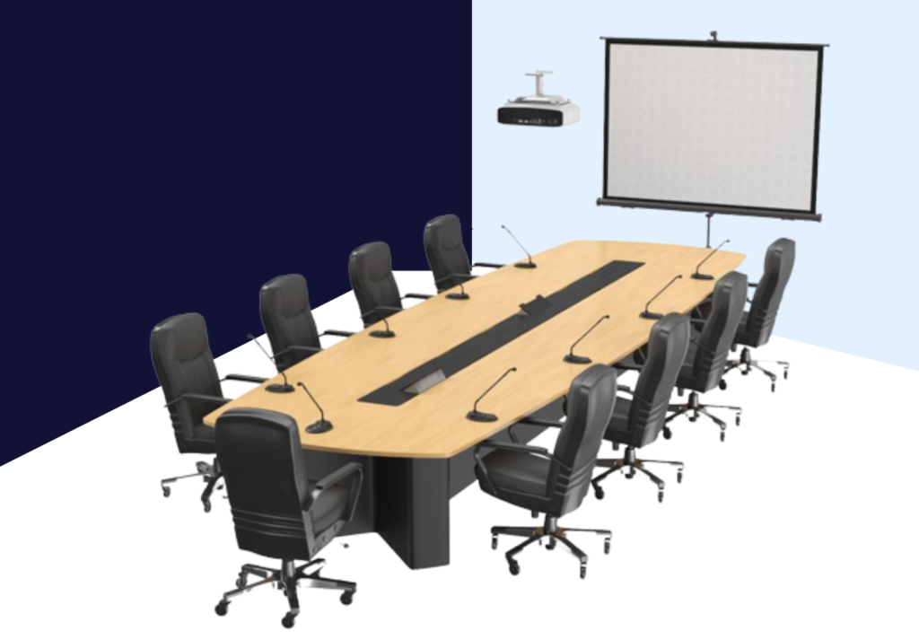 illustration of meeting room in Covai Tech Park